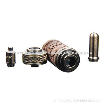 Rebuildable Atomizer, Wooden N Fire LA2, 2.5mL Tank Capacity